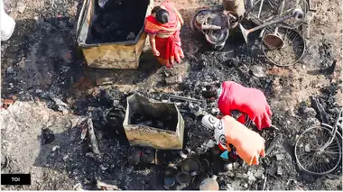 250+ Homes Lost in Minutes Stand With Lucknow’s Fire Survivors